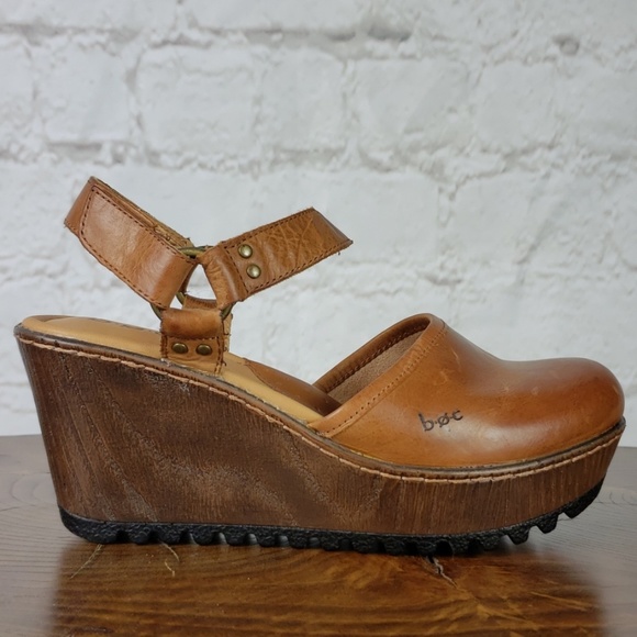 rina wooden slingback clogs